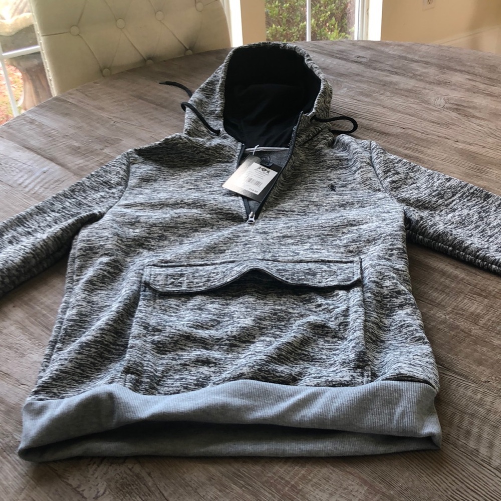 Lions crest men’s gray hoodie